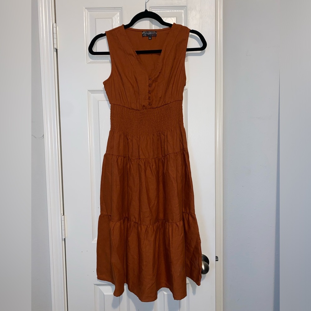 Orange Maxi Dress